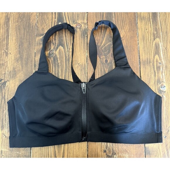 Victoria's Secret Other - Victoria’s Secret Knockout Front Close Zip Sport Bra 36D Black